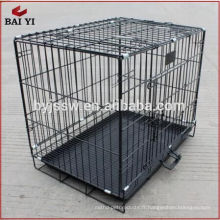 hebei shijiazhuang noir 48 &quot;2 porte cage pour animaux de compagnie (pas cher usine directe)